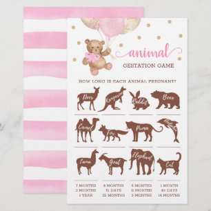 Chá de fraldas De Jogo De Animais