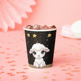 Chá de fraldas de Lâmpada Branca Rústica