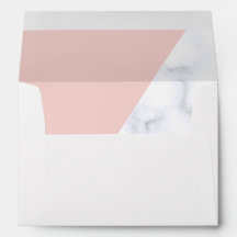 Chá de fraldas de mármore branco e rosa-pincel ele
