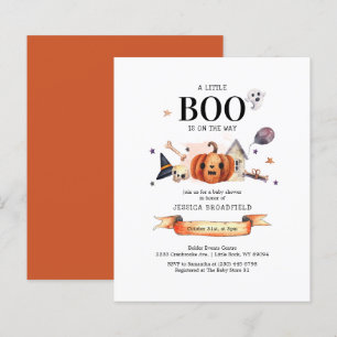 Chá de fraldas de Menino Boo de Halloween