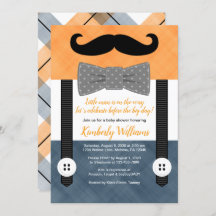 chá de fraldas de menino convite para o pequeno ho