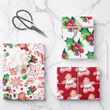 Chá de fraldas de Natal com pão de Docinho