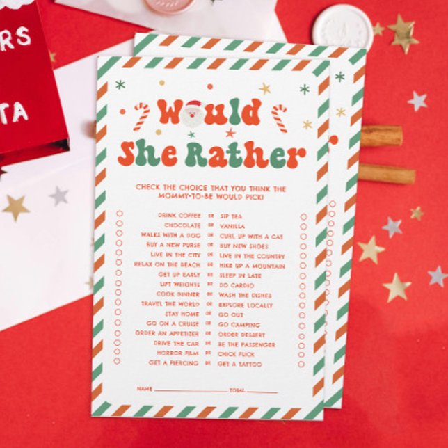 Chá de fraldas De Natal Ela Iria Preferencialmente (Criador carregado)