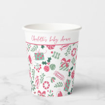 Chá de fraldas de Natal Festivo