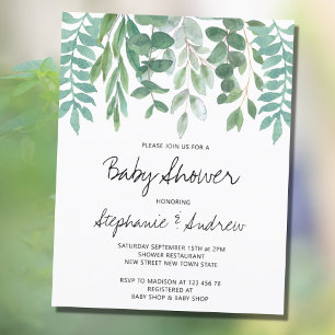 Chá de fraldas de Orçamento Eucalyptus Greenery Co
