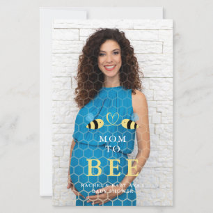 Chá de fraldas de Orçamento Mãe para Bee Cote Foto