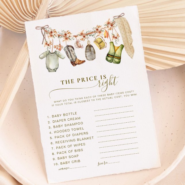 Chá de fraldas De Pesca Da Reel O Preço Está Certo (Criador carregado)