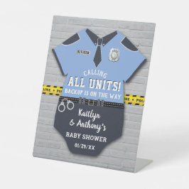 Chá de fraldas de Polícia Bem-vindo