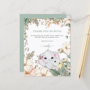 Chá de fraldas de Sage de Elefantes Orçamentários