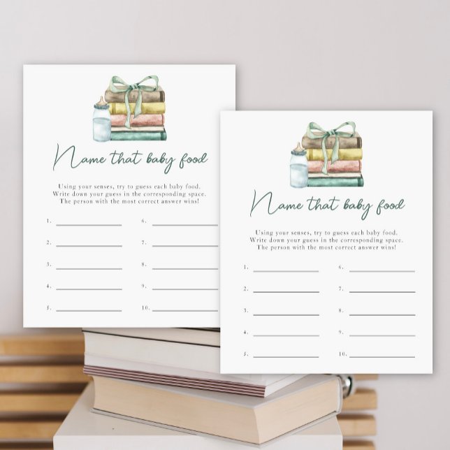 Chá de fraldas de Storybook - Dê um nome à comida  (Criador carregado)