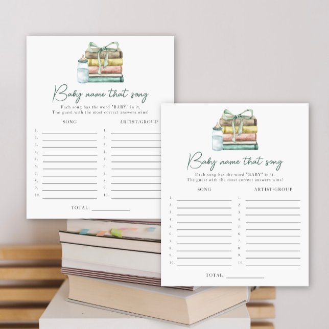 Chá de fraldas de Storybook - Nomeie esse jogo de  (Criador carregado)