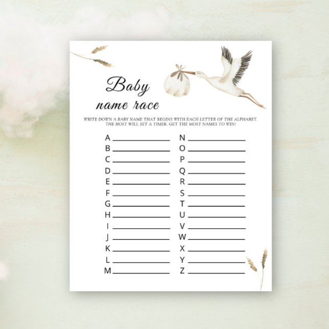 Chá de fraldas de Tempestade - Jogo de corrida do  (Criador carregado)