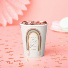 Chá de fraldas de Tom do Boho Arco-Íris Terra