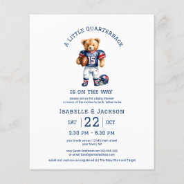 Chá de fraldas de Triterback de Futebol de Orçamen