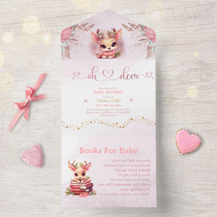 Chá de fraldas de Woodland Girl