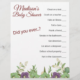 Chá de fraldas do Jogo de Pesquisa do Word 🍼 Dive