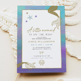 CHÁ DE FRALDAS do Mar Dourado Roxo do Sereado