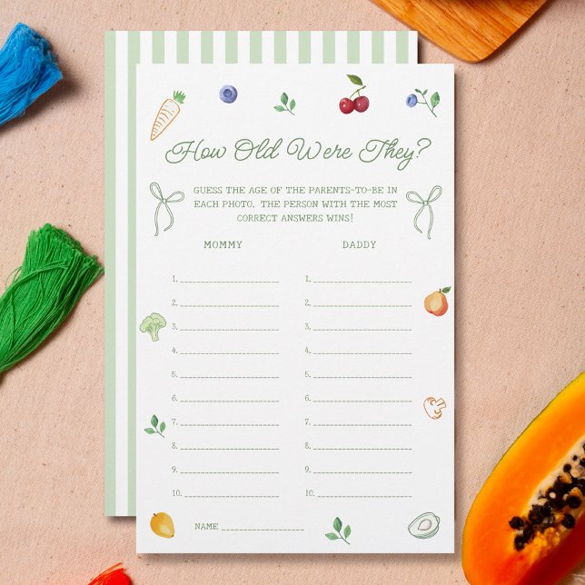 Chá de fraldas do mercado de agricultores adivinha (Criador carregado)