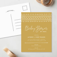 Chá de fraldas do Modern Boho por Convite por Emai