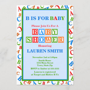 Chá de fraldas do ponto morto do convite do chá de