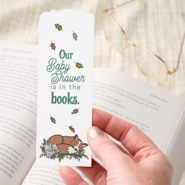 Chá de fraldas Do Woodland Storybook Obrigado A Fa