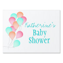 Chá de fraldas dos balões