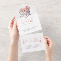 Chá de fraldas e livros para o creme de bebê