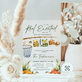 Chá de fraldas entusiasmado da Modern Reel