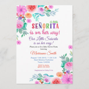 Chá de fraldas Fiesta convite Festa