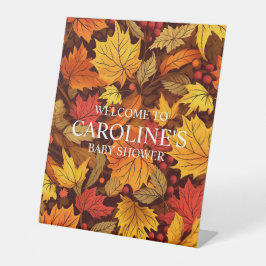 Chá de fraldas inspirado no outono