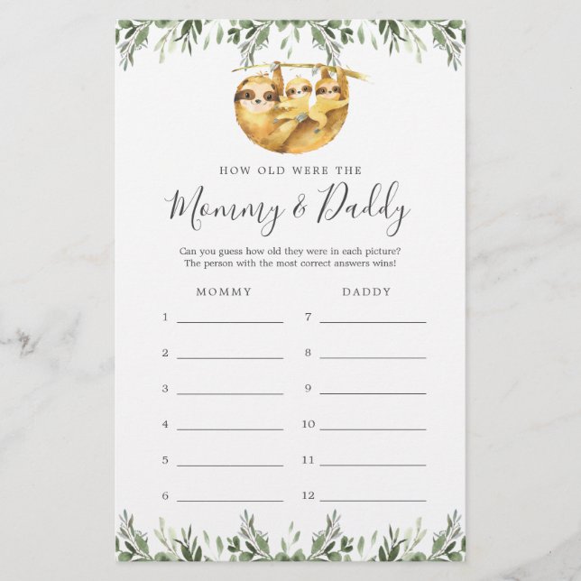 Chá de fraldas Leve Quantos Anos Eles Tinham Um Ca (Frente)