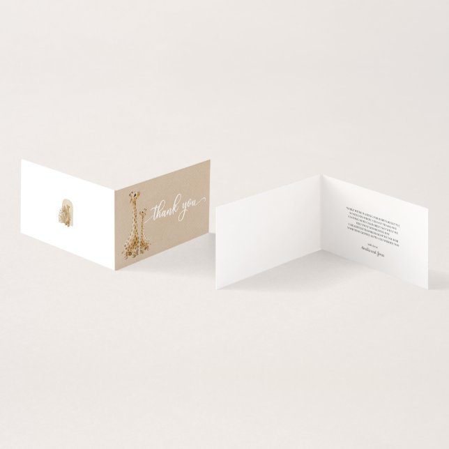 Chá de fraldas Neutral Pampas Grass Giraffe (Interior e exterior)