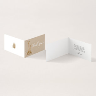 Chá de fraldas Neutral Pampas Grass Giraffe