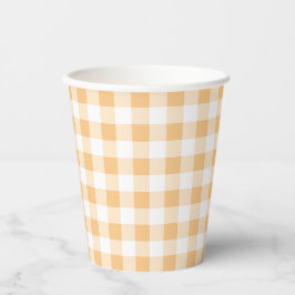 Chá de fraldas Orange Gingham