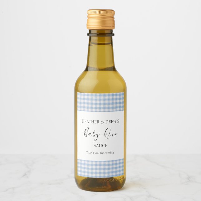 Chá de fraldas Personalizado Churrasco de Molho de (Frente)