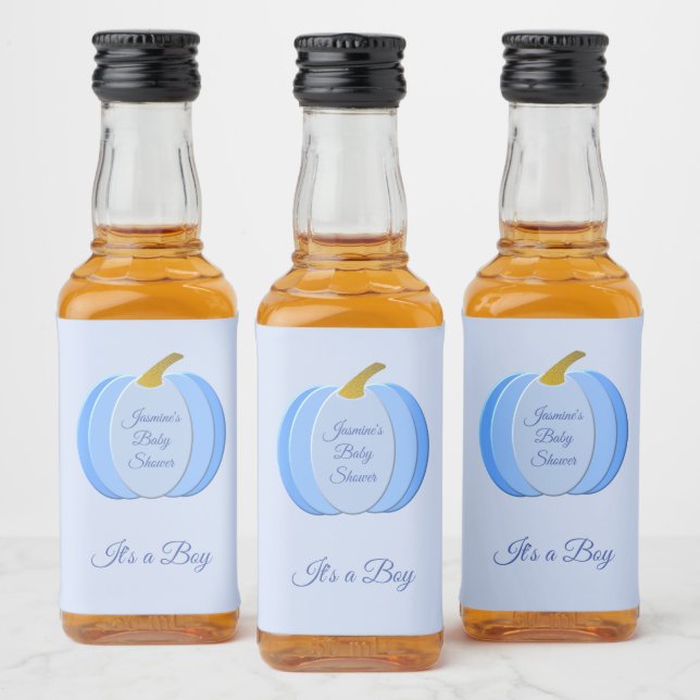 Chá de fraldas Personalizado de Bombeiros Azuis-Co (Garrafas)