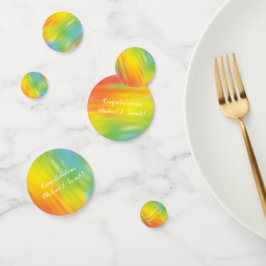 Chá de fraldas Rainbow Tie Dye