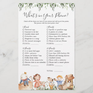 Chá de fraldas Rhymes Enfermeiro O que há no seu t