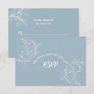 Chá de fraldas RSVP Azul