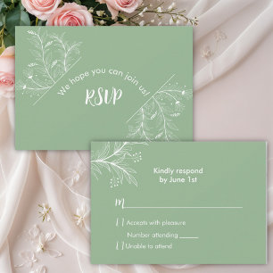 Chá de fraldas RSVP Floral da Mint Green