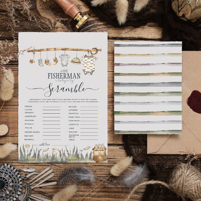 Chá de fraldas Russo Palavra Scramble Reel Diverti (Criador carregado)