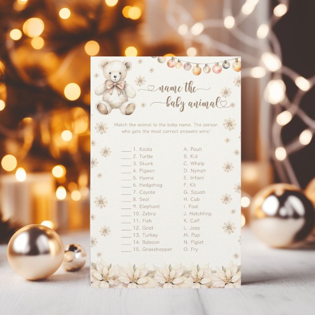 Chá de fraldas Script Baby Animal Match Baby Game (Criador carregado)