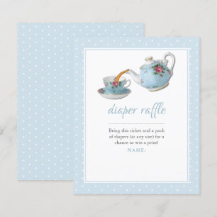 Chá de fraldas Teacup Fralda do Tea Party Raffle
