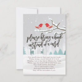 Chá de fraldas Traga um livro em vez de um cartão