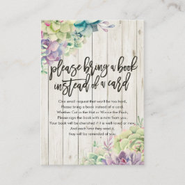 Chá de fraldas Traga um livro em vez de um cartão