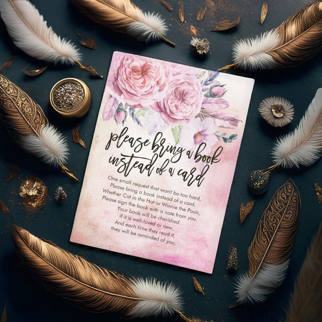 Chá de fraldas Traga um livro em vez de um cartão (Criador carregado)