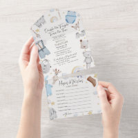 Chá de fraldas Twin Boys & Hopes com Problemas Dup