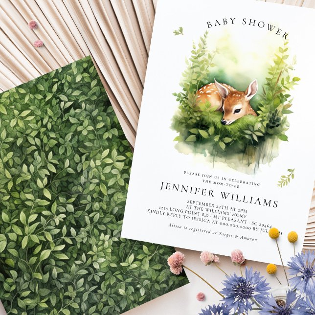 Chá de fraldas Veer Whimsical Watercolor (Criador carregado)