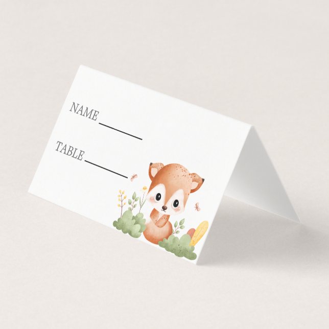 Chá de fraldas verde animal Safari (Frente)