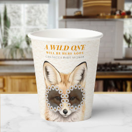 Chá de fraldas Wild One Daisy Fox